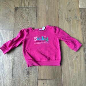Jumping Beans Silly Shirt long sleeve sweatshirt sweater size 18 months